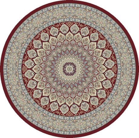 Dynamic Rugs Ancient Garden 57090 Red Rugs - Round