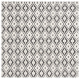 Safavieh Marbella 6'-0" x 6'-0" Rug in Black / Ivory