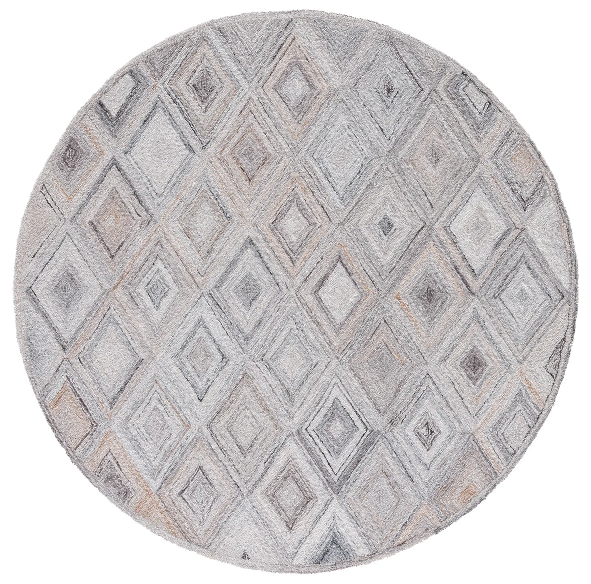Safavieh Metro 6'-0" x 6'-0" Rug in Grey / Light Brown