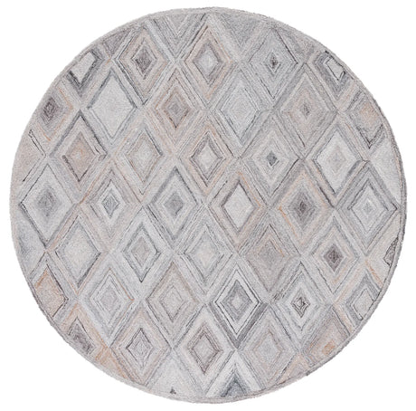 Safavieh Metro 6'-0" x 6'-0" Rug in Grey / Light Brown
