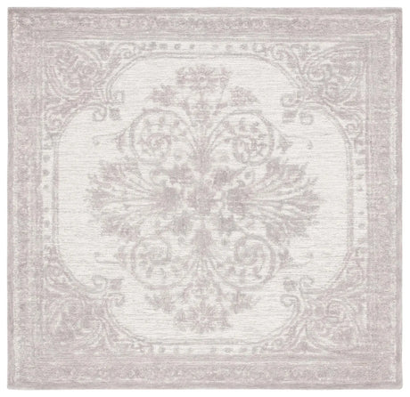 Safavieh Metro 6'-0" x 6'-0" Rug in Dark Grey / Ivory