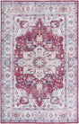 Safavieh Tucson 4'-0" x 6'-0" Rug in Burgundy / Beige