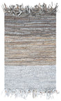 Safavieh Vintage Leather 2'-0" x 3'-0" Rug in Grey / Beige