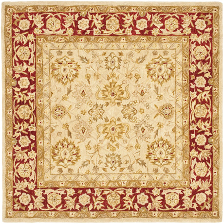 Safavieh Anatolia 6'-0" x 6'-0" Rug in Ivory / Red