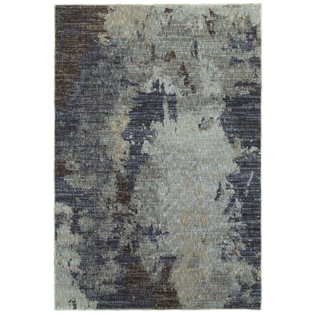 Oriental Weavers Sphinx Evolution 8049B Navy/Blue Rugs - main flat