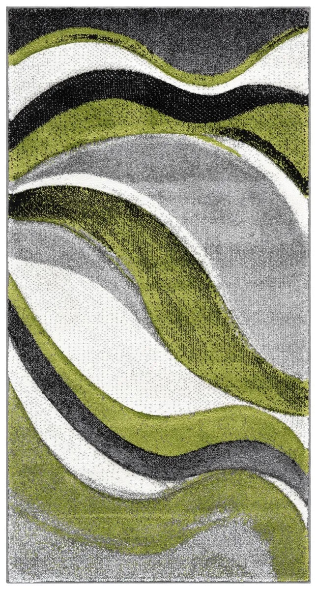 Safavieh Hollywood 2'-7" x 5'-0" Rug in Grey / Green