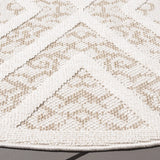 Safavieh Martha Stewart Global 6'-7" x 6'-7" Rug in Light Beige / Brown