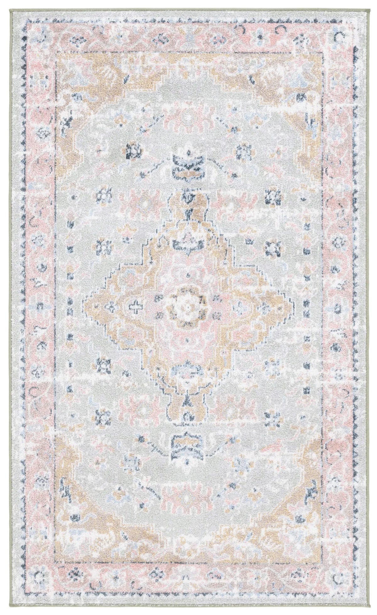 Safavieh Bayside 3'-0" x 5'-0" Rug in Sage / Gold