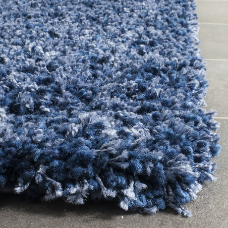 Safavieh Santa Monica Shag 9'-6" x 13'-0" Rug in Navy
