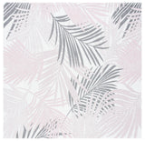 Safavieh Courtyard 6'-7" x 6'-7" Rug in Ivory / Pink