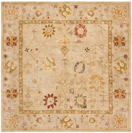 Safavieh Antiquity 6'-0" x 6'-0" Rug in Taupe / Beige