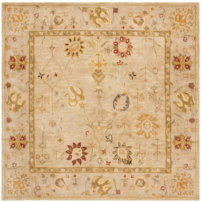 Safavieh Antiquity 6'-0" x 6'-0" Rug in Taupe / Beige