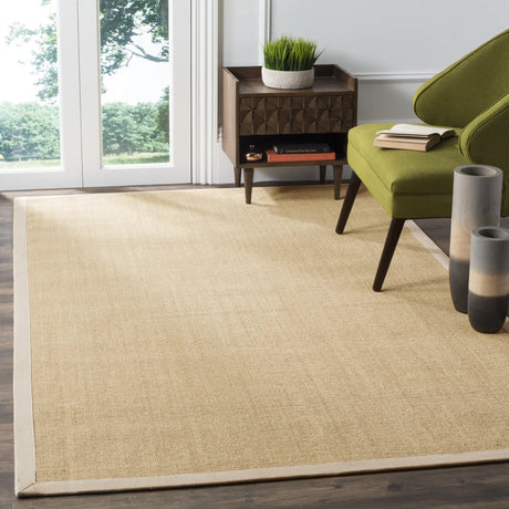 Safavieh Natural Fiber 4'-0" x 6'-0" Rug in Maize / Wheat