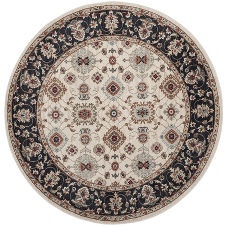 Safavieh Lyndhurst 7'-0" x 7'-0" Rug in Cream / Navy