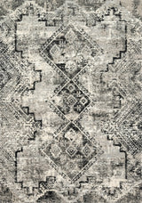 Loloi Viera Vr-10 Grey / Black Rugs - main flat