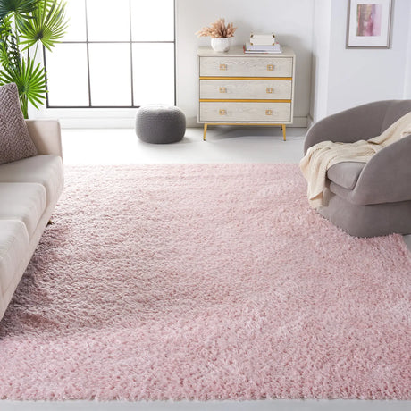Safavieh Madrid Shag 200 10'-6" x 14'-0" Rug in Blush