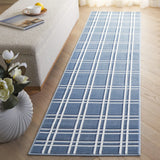 Safavieh Groove 2'-3" x 8'-0" Rug in Blue / Ivory