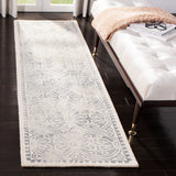 Safavieh Dip Dye 2'-3" x 8'-0" Rug in Silver / Ivory