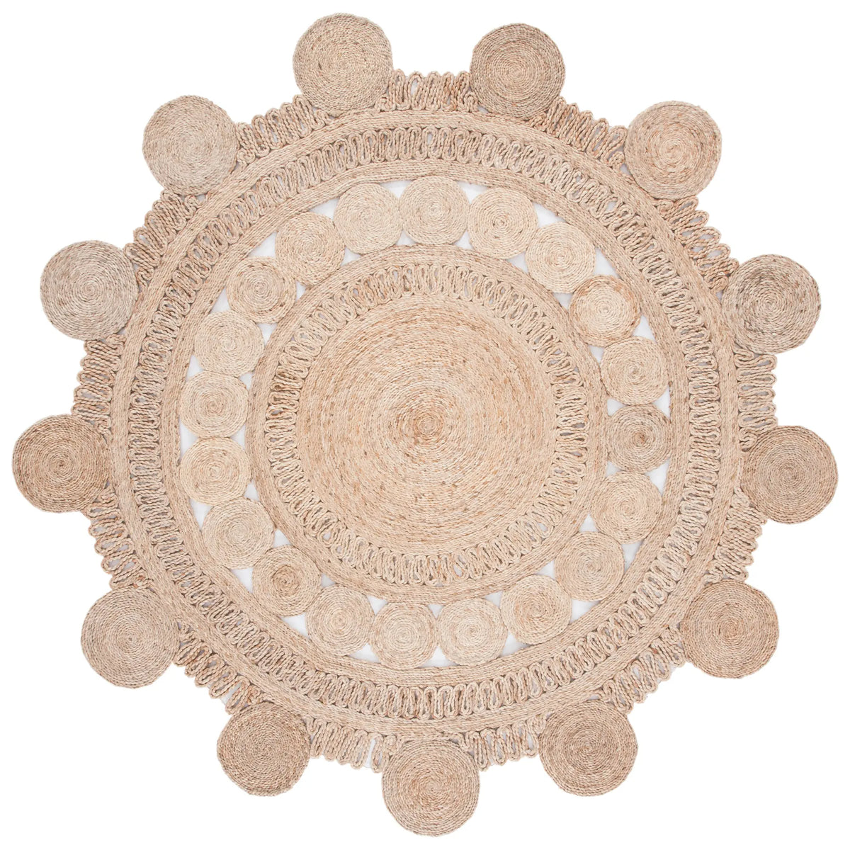 Safavieh Natural Fiber 10'-0" x 10'-0" Rug in Natural