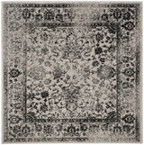 Safavieh Adirondack 6'-0" x 6'-0" Rug in Grey / Black