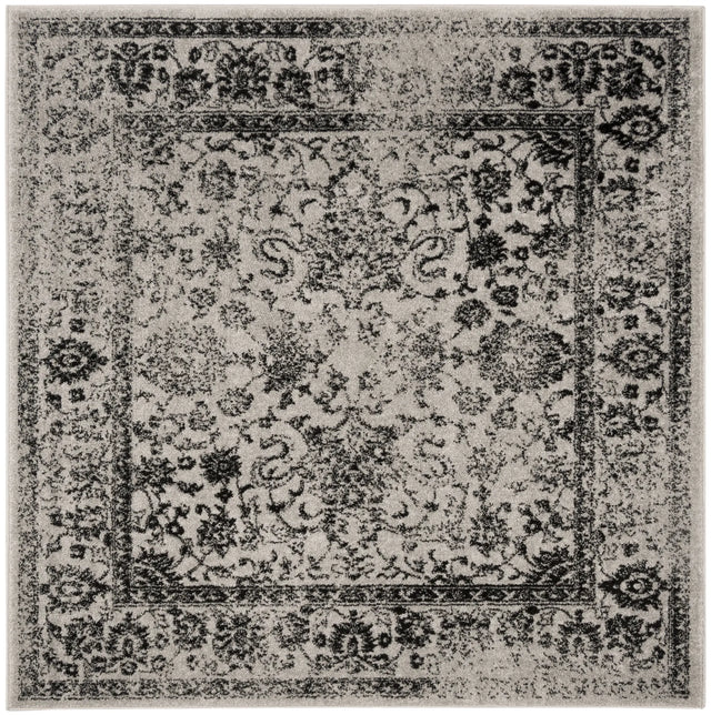 Safavieh Adirondack 6'-0" x 6'-0" Rug in Grey / Black