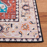 Safavieh Tucson 4'-0" x 6'-0" Rug in Aqua / Rust