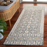 Safavieh Micro-Loop 2'-3" x 7'-0" Rug in Silver / Ivory