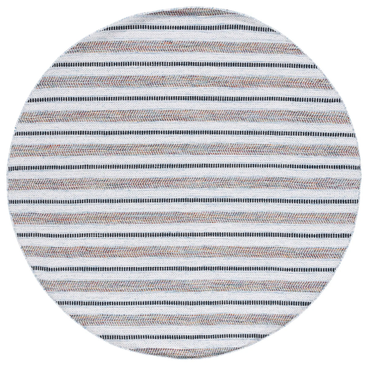 Safavieh Montauk 6'-0" x 6'-0" Rug in Turquoise / Ivory