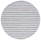Safavieh Montauk 6'-0" x 6'-0" Rug in Turquoise / Ivory