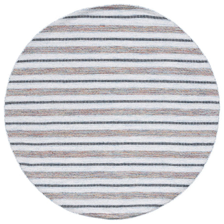 Safavieh Montauk 6'-0" x 6'-0" Rug in Turquoise / Ivory