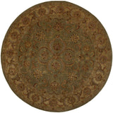 Safavieh Heritage 8'-0" x 8'-0" Rug in Green / Gold