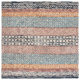 Safavieh Capri 7'-0" x 7'-0" Rug in Ivory / Charcoal