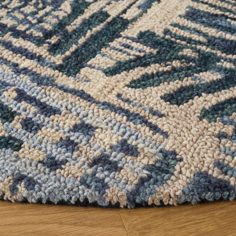 Safavieh Rodeo Drive 6'-0" x 6'-0" Rug in Black / Ivory