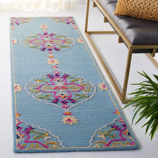 Safavieh Bellagio 2'-3" x 11'-0" Rug in Light Blue / Multi