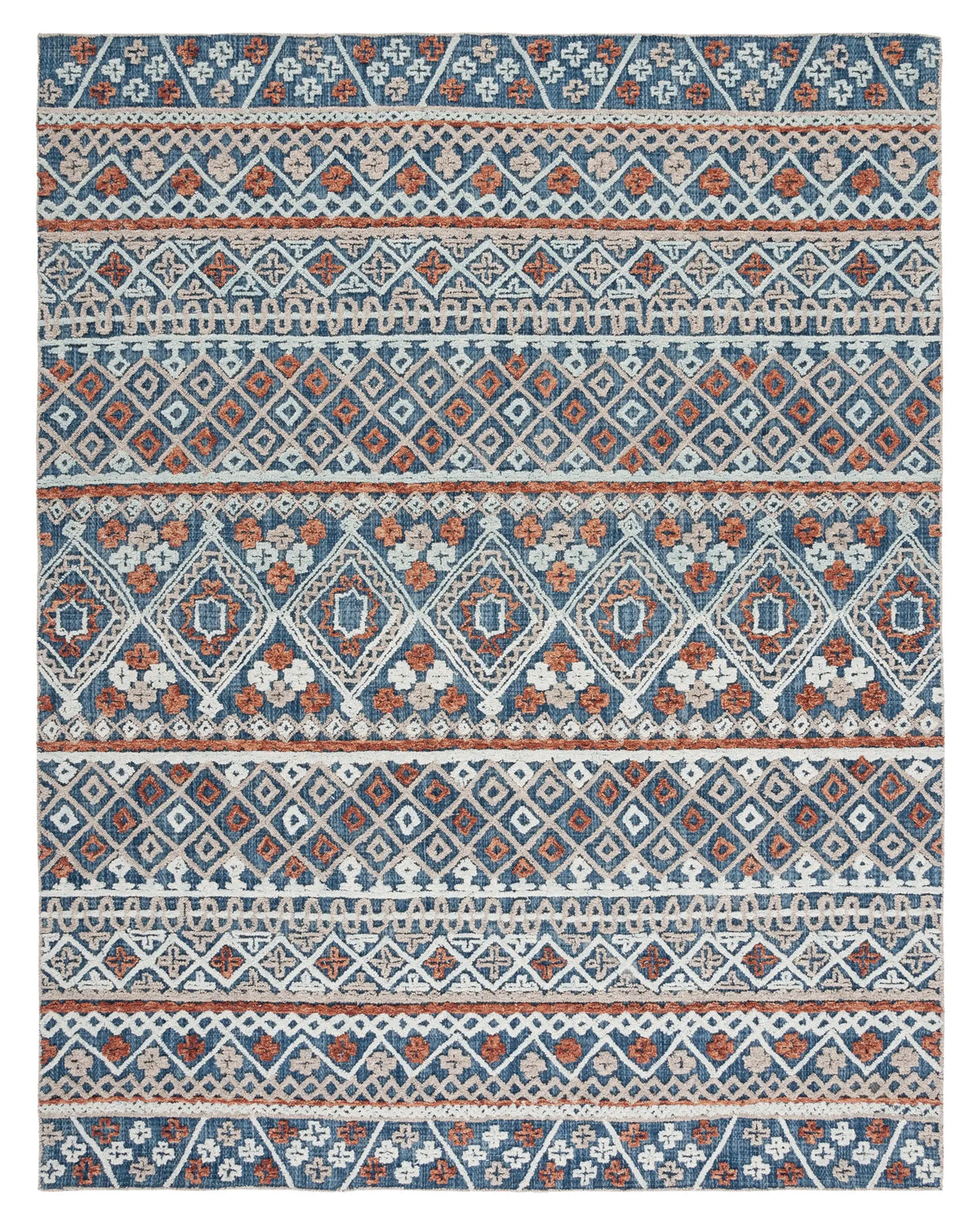 Safavieh Aspen 10'-0" x 14'-0" Rug in Blue / Orange