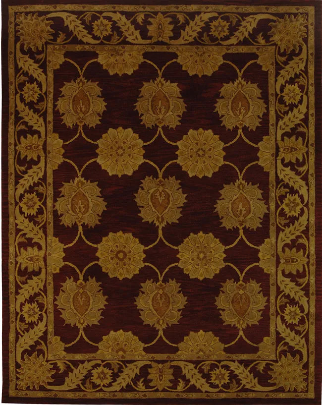 Safavieh Heritage 9'-6" x 13'-6" Rug in Maroon