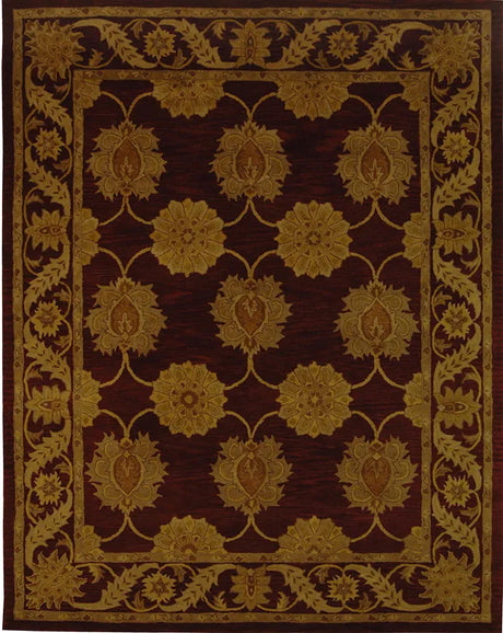 Safavieh Heritage 9'-6" x 13'-6" Rug in Maroon