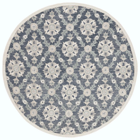 Safavieh Martha Stewart 6'-0" x 6'-0" Rug in Blue / Ivory
