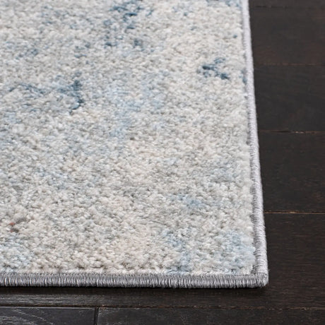 Safavieh Tulum 4'-0" x 6'-0" Rug in Light Blue / Ivory