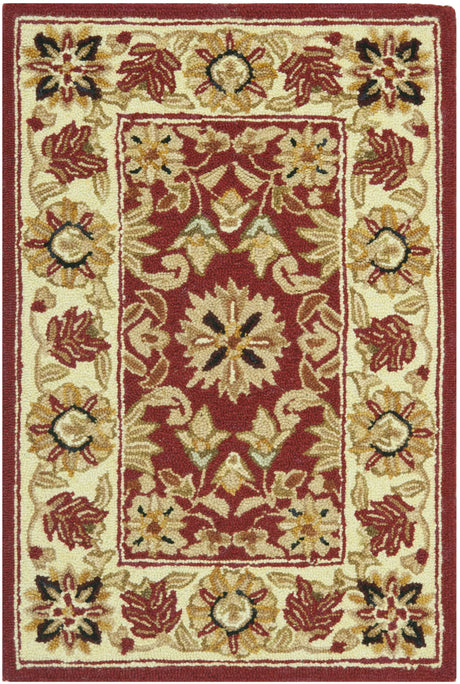 Safavieh Chelsea 1'-8" x 2'-6" Rug in Red / Ivory