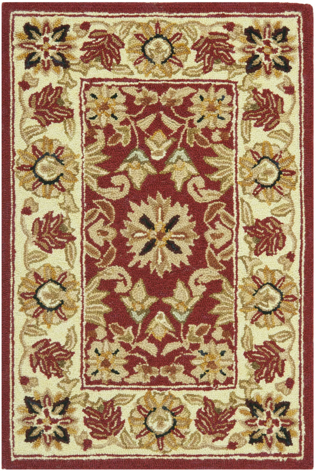 Safavieh Chelsea 1'-8" x 2'-6" Rug in Red / Ivory