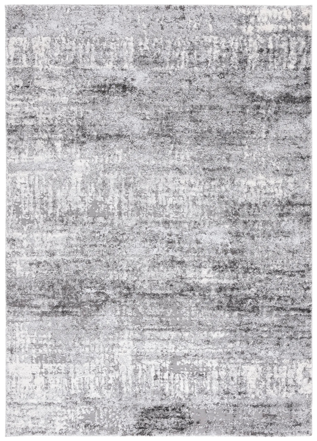 Safavieh Ravine Shag 4'-0" x 6'-0" Rug in Grey / Dark Grey