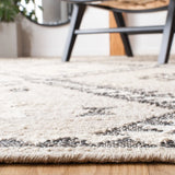 Safavieh Kilim 4'-0" x 6'-0" Rug in Grey / Black