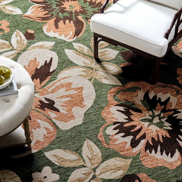 Safavieh Jardin 8'-0" x 10'-0" Rug in Green / Pink