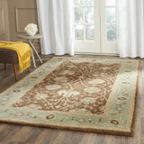 Safavieh Antiquity 5'-0" x 8'-0" Rug in Brown / Green
