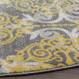 Safavieh Evoke 5'-3" x 5'-3" Rug in Grey / Ivory