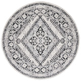 Safavieh Tulum 6'-7" x 6'-7" Rug in Ivory / Black