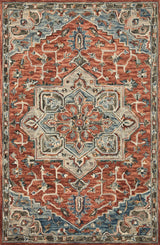 Loloi Victoria Vk-15 Red/Multi Rug - main flat
