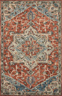 Loloi Victoria Vk-15 Red/Multi Rug - main flat