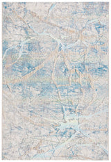Safavieh Barbados 500 4'-0" x 6'-0" Rug in Ivory Blue / Green